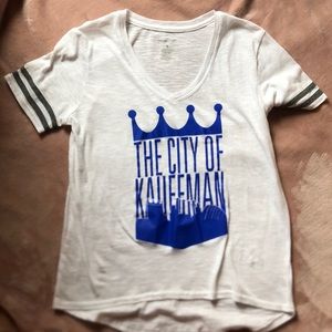 The City Of Kauffman KC Royals V-neck Tee